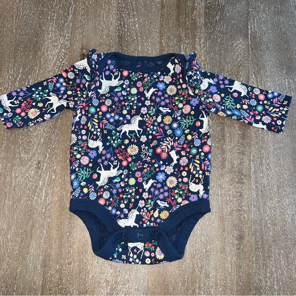 Baby Gap Whimsical Unicorn Onesie